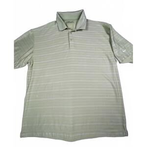 Nike Golf Men's Striped Polo Shirt - Light Green